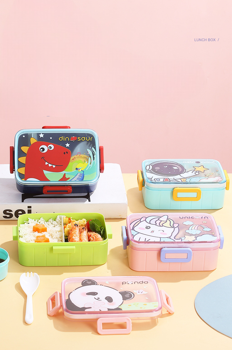 Kids Tiffin Box ( Dino Blue )