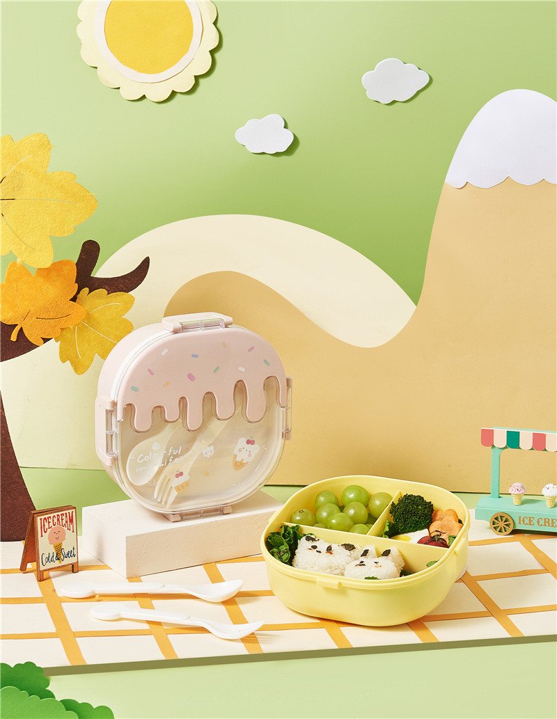 Ice Cream Tiffin box ( Pink )