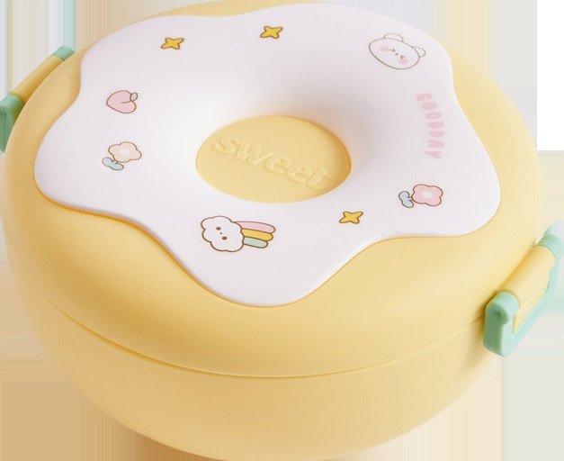 Kids Tiffin Box ( Donut Yellow )