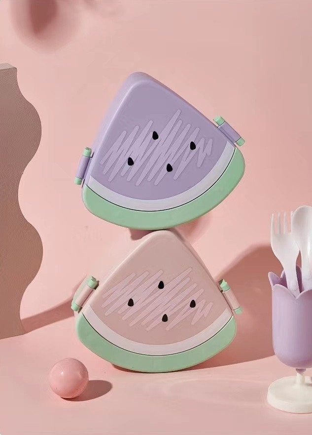 Kids Tiffin Box ( Watermelon Light Purple )