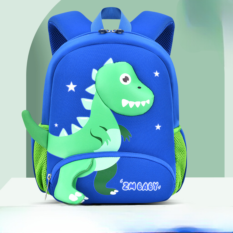 Dino kids school bag (Green-2 )