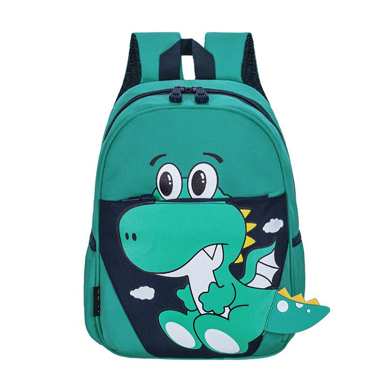 kids school  bag ( Dino Green  )
