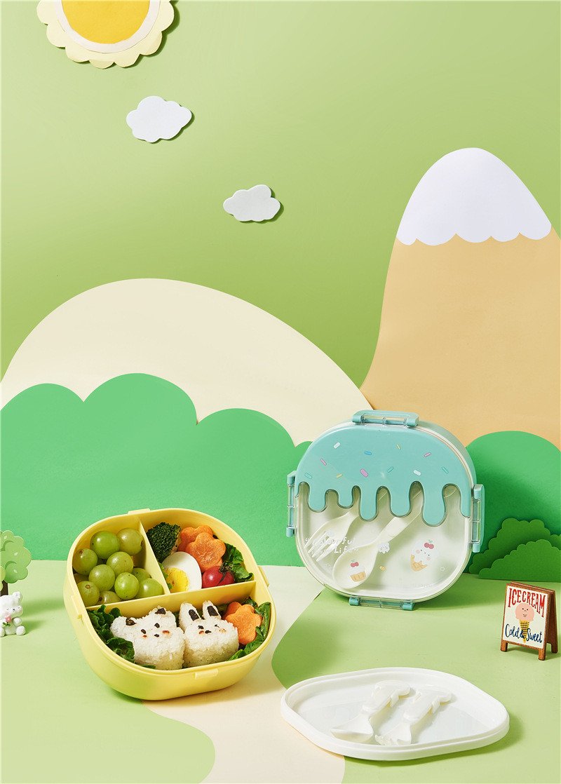 Ice Cream Tiffin box ( Green )