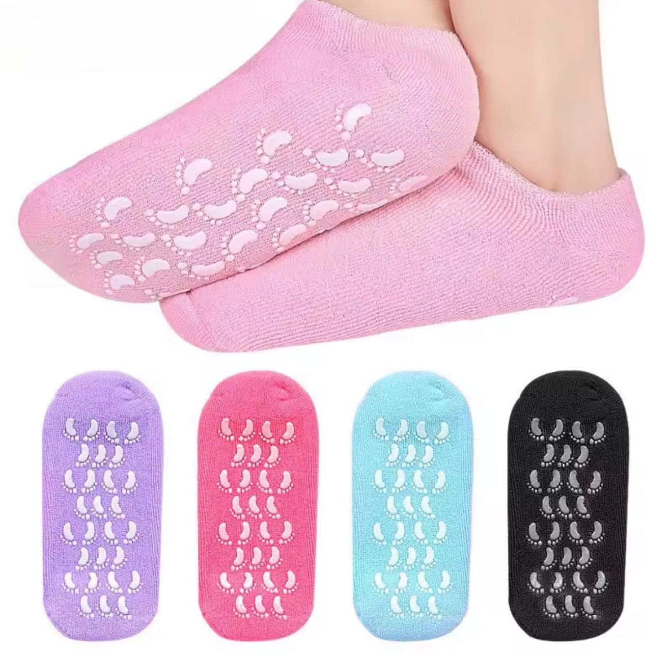 Silicon Moisturizing Socks